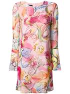 Boutique Moschino Floral Longsleeved Dress - Pink