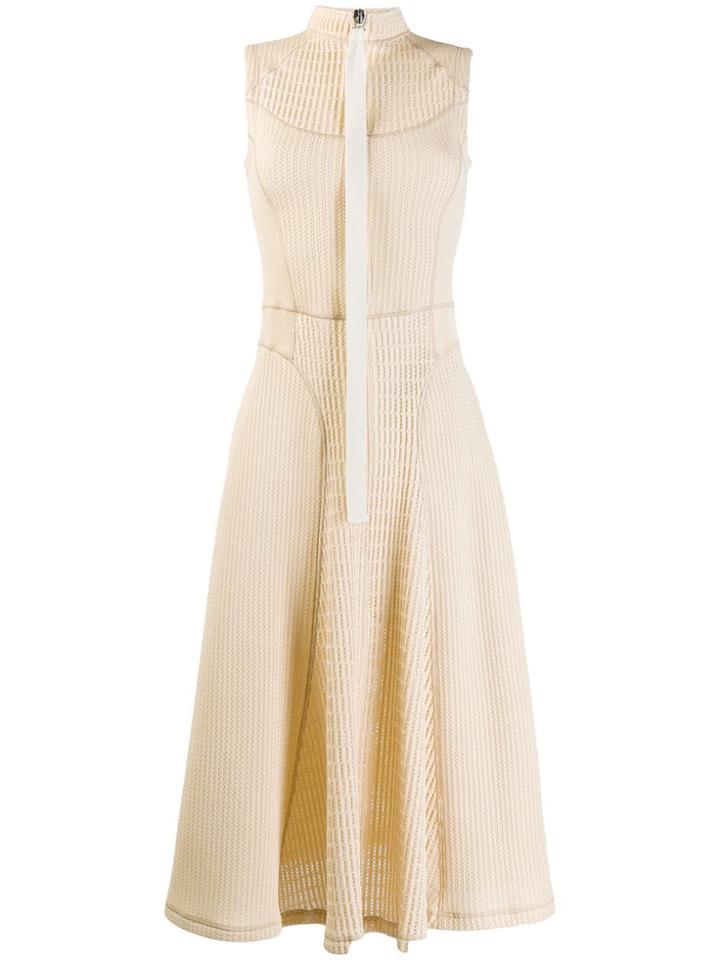 Jil Sander Crochet Dress - Neutrals