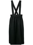 Comme Des Garçons Girl Pleated Pinafore Skirt - Black