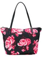 Floral Print Tote Bag - Women - Leather/polyester - One Size, Black, Leather/polyester, Kate Spade