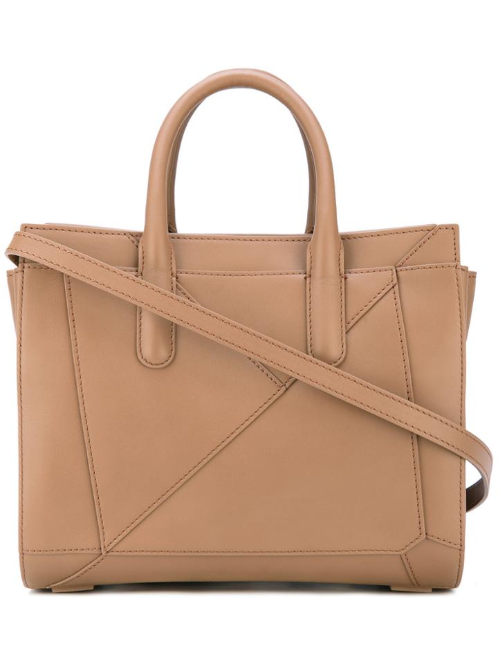 Max Mara Classic Tote - Brown