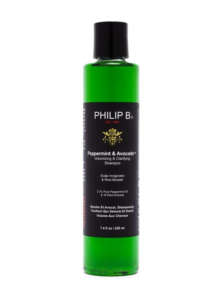 Philip B Peppermint And Avocado Clarifying Shampoo, Green