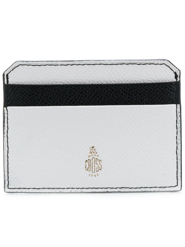Mark Cross Colour Block Cardholder - White