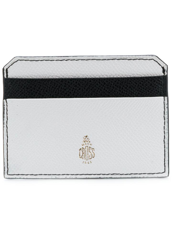 Mark Cross Colour Block Cardholder - White