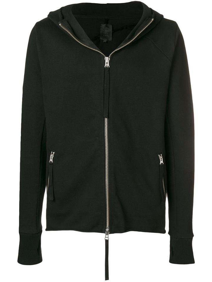 Thom Krom Zipped Long-sleeve Sweatshirt - Black
