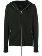 Thom Krom Zipped Long-sleeve Sweatshirt - Black