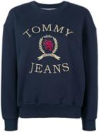 Tommy Jeans Embroidered Logo Sweatshirt - Blue