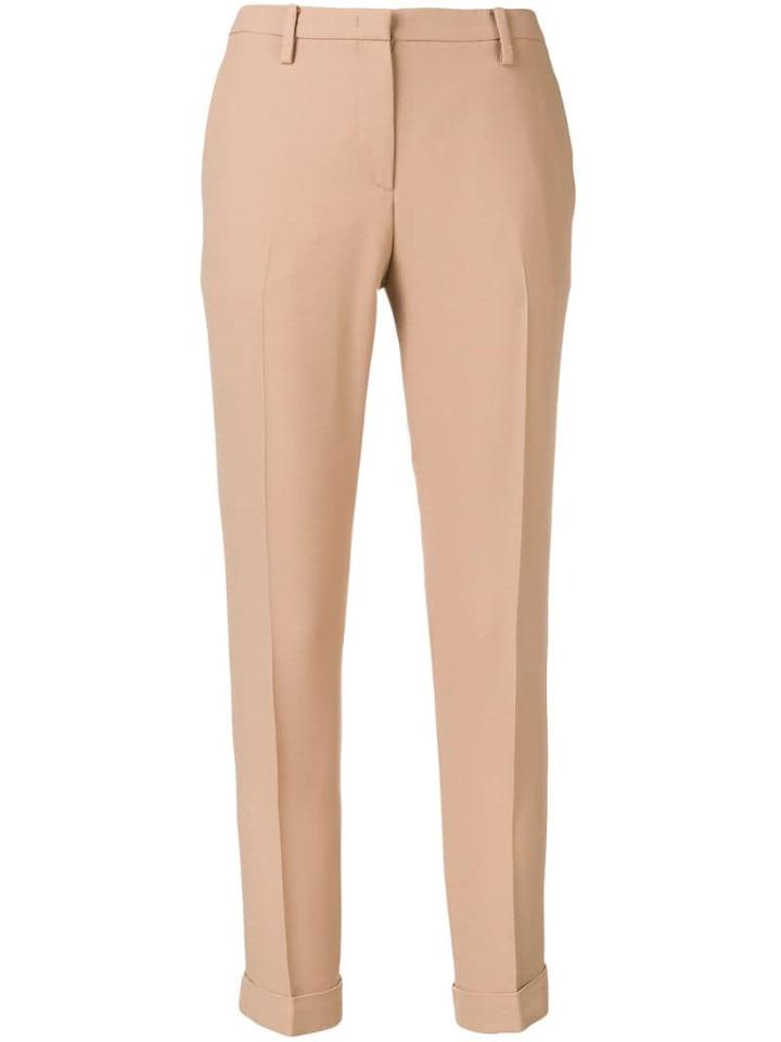 Nº21 Cropped Skinny Fit Trousers - Neutrals