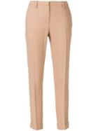 Nº21 Cropped Skinny Fit Trousers - Neutrals