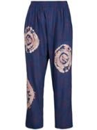 Raquel Allegra Sunday Trousers3 - Blue