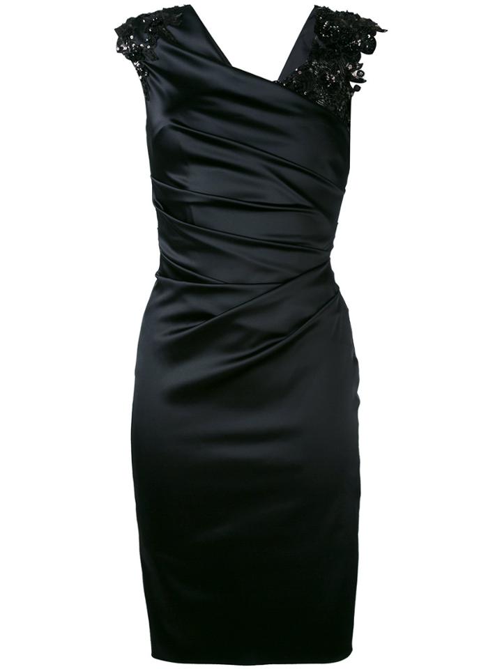 Talbot Runhof Note Dress - Black