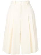 Carven Pleated Culottes - Nude & Neutrals