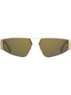 Moschino Eyewear Tinted Lense Sunglasses - Gold