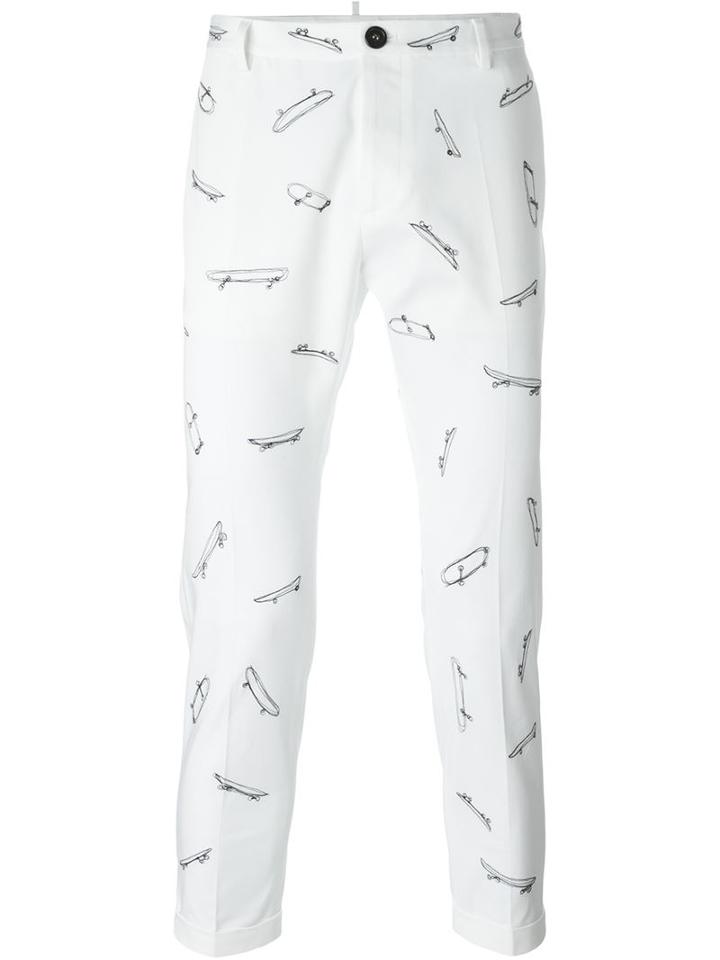 Dsquared2 Skate Print Skinny Trousers