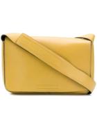 Prada Vintage Logo Embossed Shoulder Bag - Yellow & Orange