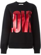 Givenchy Love Sweatshirt, Women's, Size: Xs, Black, Cotton