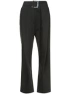 Ellery Belted High Rise Trousers - Black