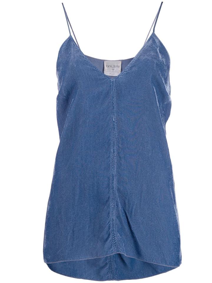 Forte Forte Velvet Tank Top - Blue