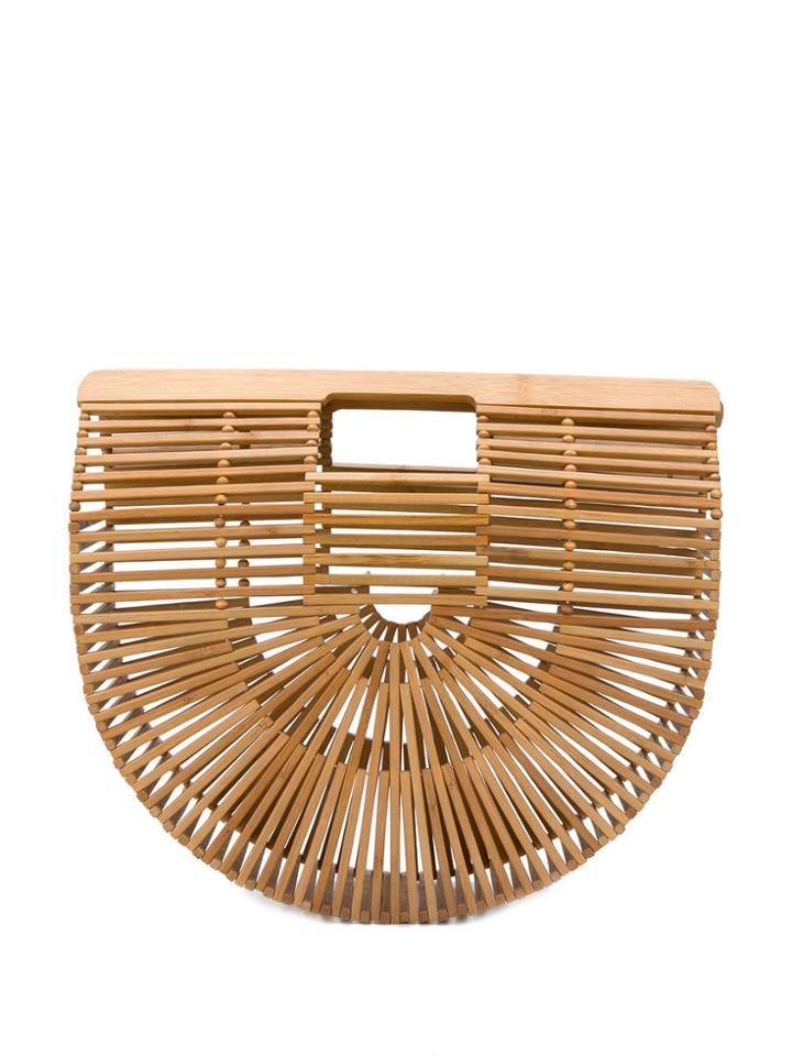 Cult Gaia Bamboo Tote - Brown
