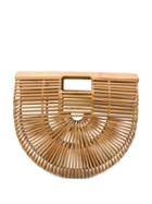 Cult Gaia Bamboo Tote - Brown