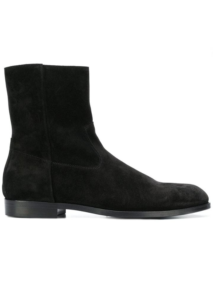 Buttero Suede Ankle Boots - Black
