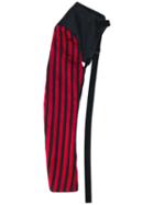Ann Demeulemeester - Striped Fingerless Gloves - Women - Silk/cotton/linen/flax/polyester - S, Black, Silk/cotton/linen/flax/polyester