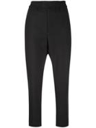 Saint Laurent Stretch Waist Slim-fit Trousers - Black