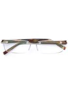 Tag Heuer Rectangular Shaped Glasses - Brown