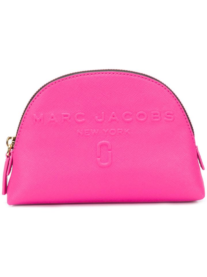 Marc Jacobs Logo Make Up Bag - Pink & Purple