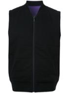 Kent & Curwen - Reversible Puffer Vest - Men - Wool - M, Black, Wool