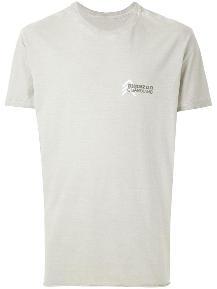 Osklen T-shirt With Print Detail - Grey