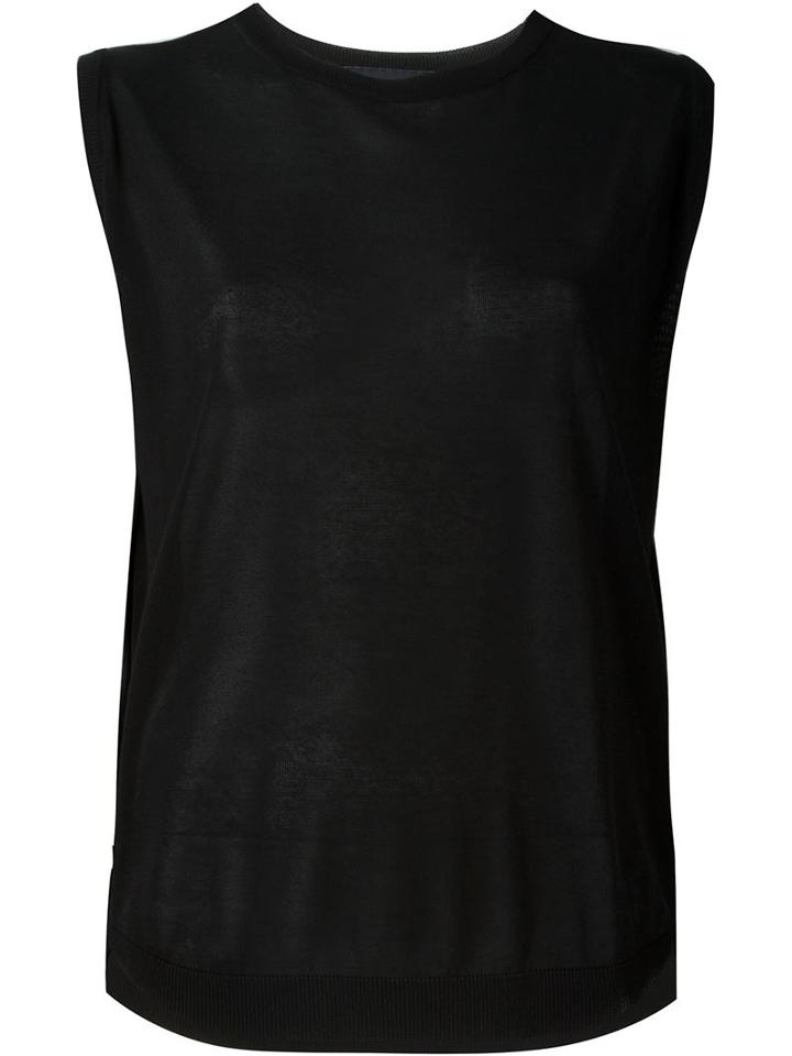 Simone Rocha Sleeveless Fine Knit Top