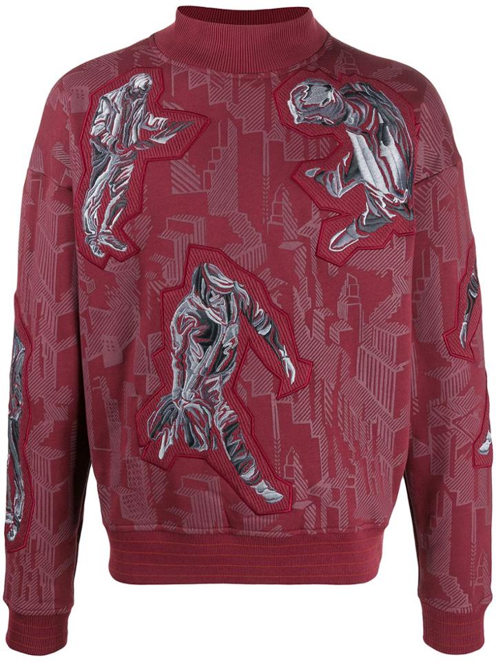 Ermenegildo Zegna Embroidered Geometric Sweater