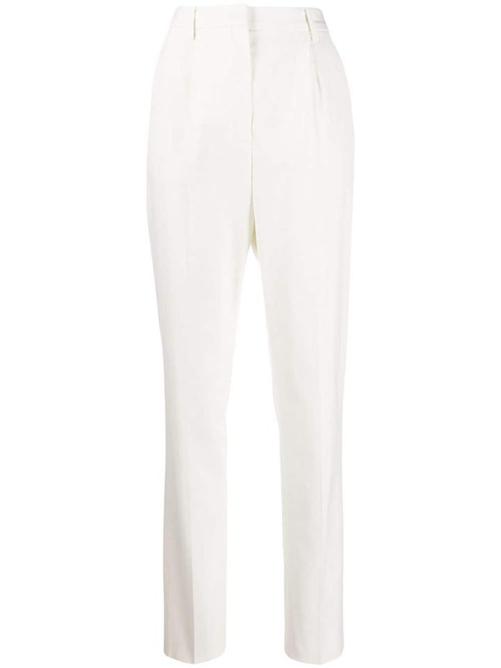 Nº21 High Waist Tailored Trousers - White