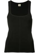 Khaite - Ribbed Vest Top - Women - Polyester/spandex/elastane/viscose - Xs, Black, Polyester/spandex/elastane/viscose