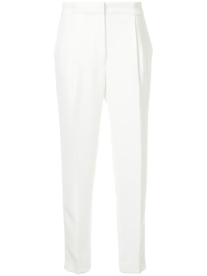 Des Prés Cropped Tailored Trousers - White