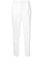 Des Prés Cropped Tailored Trousers - White