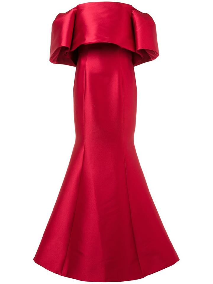 Monique Lhuillier Off-shoulder Dress