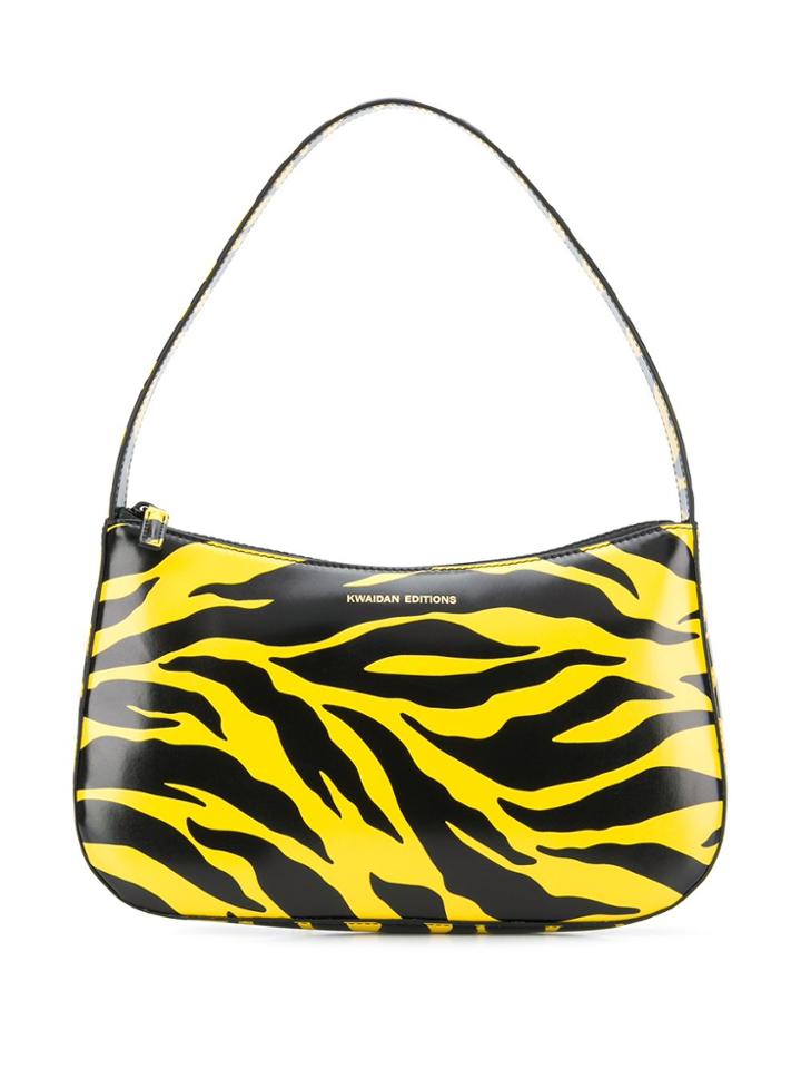 Kwaidan Editions Tiger Print Shoulder Bag - Yellow