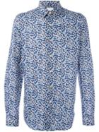 Paul Smith Casual Slim Fit Shirt, Men's, Size: Medium, Blue, Cotton