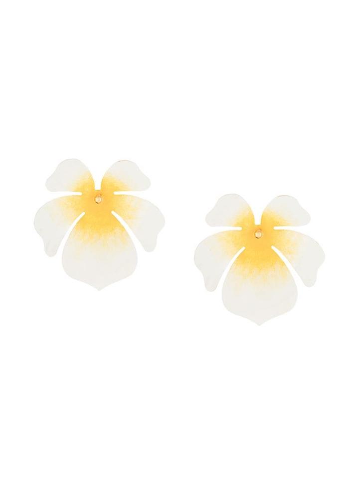 Jennifer Behr Marguerite Earrings - White