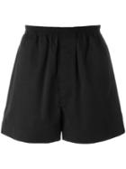 Rick Owens Drkshdw Short Deck Shorts, Men's, Size: Small, Black, Cotton/polyamide