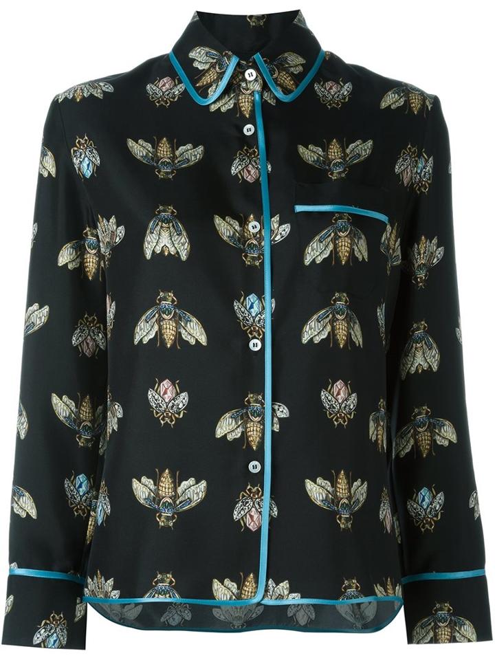 For Restless Sleepers Insect Print Palazzo Pants