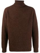 Howlin' Roll-neck Knitted Jumper - Brown