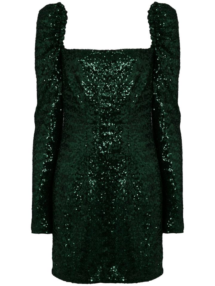 Amen Sequin Mini Dress - Green
