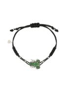 Pippo Perez 18kt White Gold, Garnet And Diamond Frog Bracelet - Black