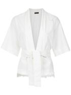Osklen 'raw' Twill Kimono - White
