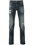 Dolce & Gabbana - Distressed Jeans - Men - Cotton/spandex/elastane - 50, Blue, Cotton/spandex/elastane