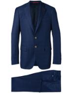 Isaia - Checked Dinner Suit - Men - Cupro/wool - 48, Blue, Cupro/wool