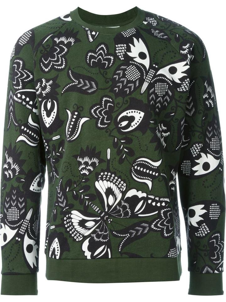 Paul & Joe Floral Butterfly Sweatshirt